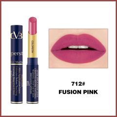 CVB LM-206 SuperStay No Transfer Matte Lipstick, Waterproof and Full-Pigmented, Transfer-Proof Smudge-Proof Lip Colour