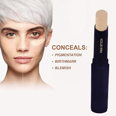 CVB Ls 502 Ultra Hd Invisible Cover Pan Stick For Touch-Ups, Face Foundation Stick,