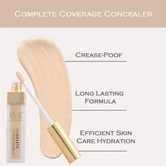 CVB C97 Natural Nude Complete Coverage Liquid Concealer for Soft- Matte Finish Look Under Eye Dark Circles & Red Patches (6ml,