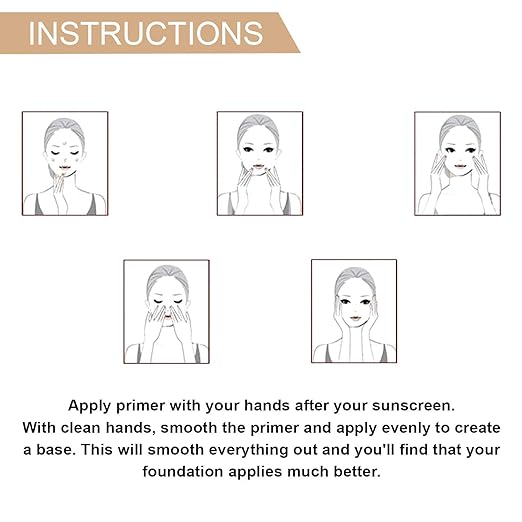 CVB PT202 HD Primer Oil-Free Pore Minimizing Face Makeup Base for Long Lasting 18 Hours