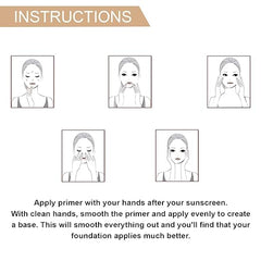 CVB PT202 HD Primer Oil-Free Pore Minimizing Face Makeup Base for Long Lasting 18 Hours