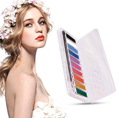 CVB 10 Colours Eyeshadow for Sultry, Glimmering and Subtle Looks, Coveted Shades Colour Pallet for Long Lasting Eye Make-Up