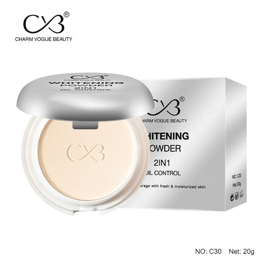 CVB Whitening Compact Powder 2 in 1 Oil Control C30 – 20g