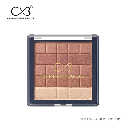 CVB Women Rose Gold Shimmer Powder