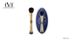 CVB 4 in 1 Travel Brush | With Ultra Soft Bristles | Face Powder Blending Brush | Dense and Fluffy brush