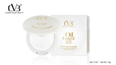 CVB OIL CONTROL MATTE SPF 20 WHITENING POWDER ABSORBS OIL & FIT ALL Compact (WHITE, 12 g)