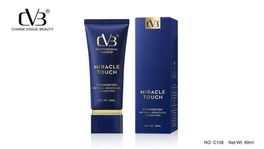 CVB MIRACLE TOUCH FOUNDATION NATURAL WEIGHTLESS FOUNDATION NET 60 ML