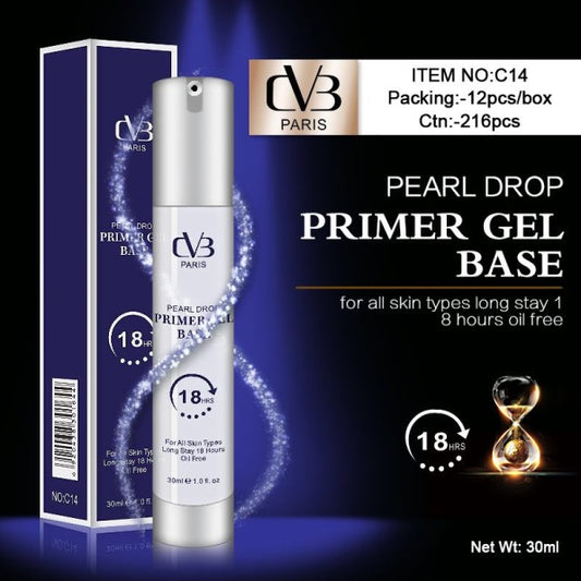 CVB Primer Gel Base Pearl Drop Long Stay 18 Hours Oil Free C14