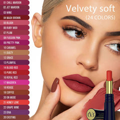 CVB HOLLYWOOD NON TRANSFER MATTE LIPSTICK C210
