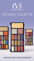 Cvb Studio Palette 12 Eye Shadow 1 Blush 1 Highlight 1 Compact Powder C219