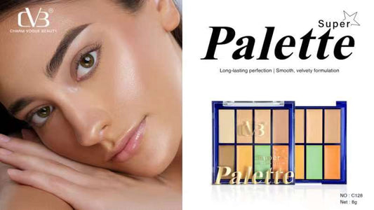 Cvb Super Concealer Palette 8 color Long Lasting perfection c128
