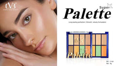 Cvb Super Concealer Palette 8 color Long Lasting perfection c128