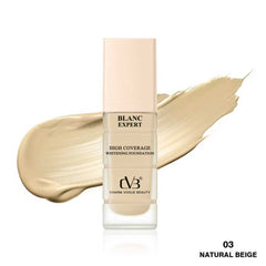 CVB Blanc Expert High Coverage Whitening Foundation indian Skin Tone 45 Ml C268