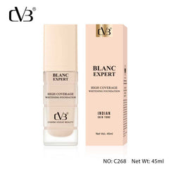 CVB Blanc Expert High Coverage Whitening Foundation indian Skin Tone 45 Ml C268