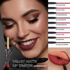CVB Velvet Matte Lip Crayon Wateroroof Color Contour C189