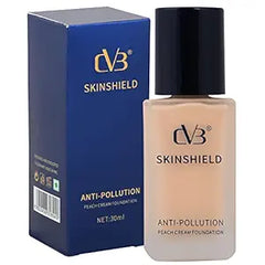 CVB Skin Shield Foundation Anti Pollution Peach Cream Foundation