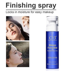 Cvb Make-Up Fixing Mist with Rose water & Green Tea Long Lasting