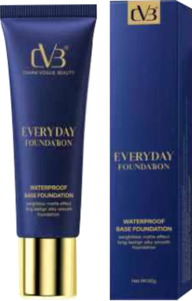 Cvb Everyday Foundation   WATERPROOF BASE FOUNDATION NET 50G