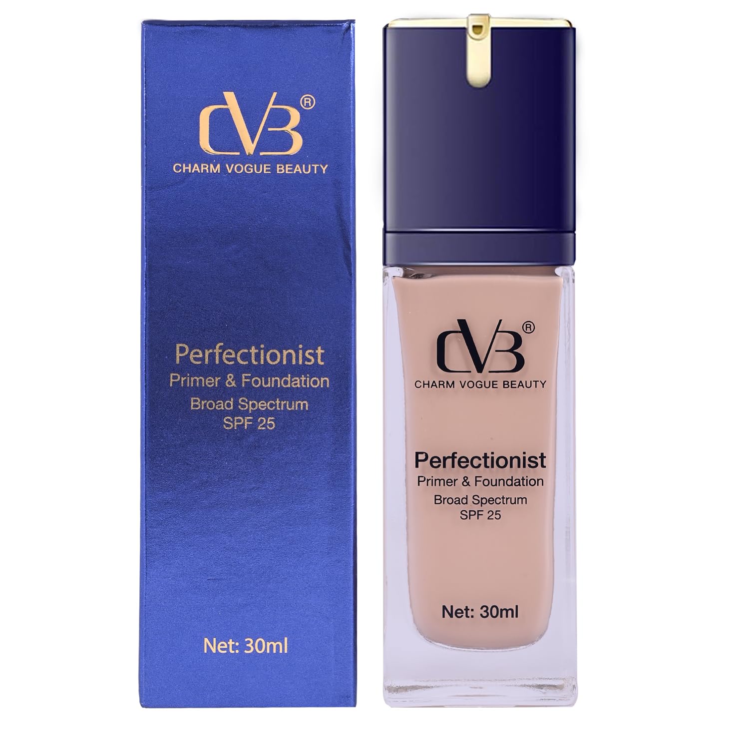 CVB Perfectionist Primer & Foundation Broad  Specrum Spf 25