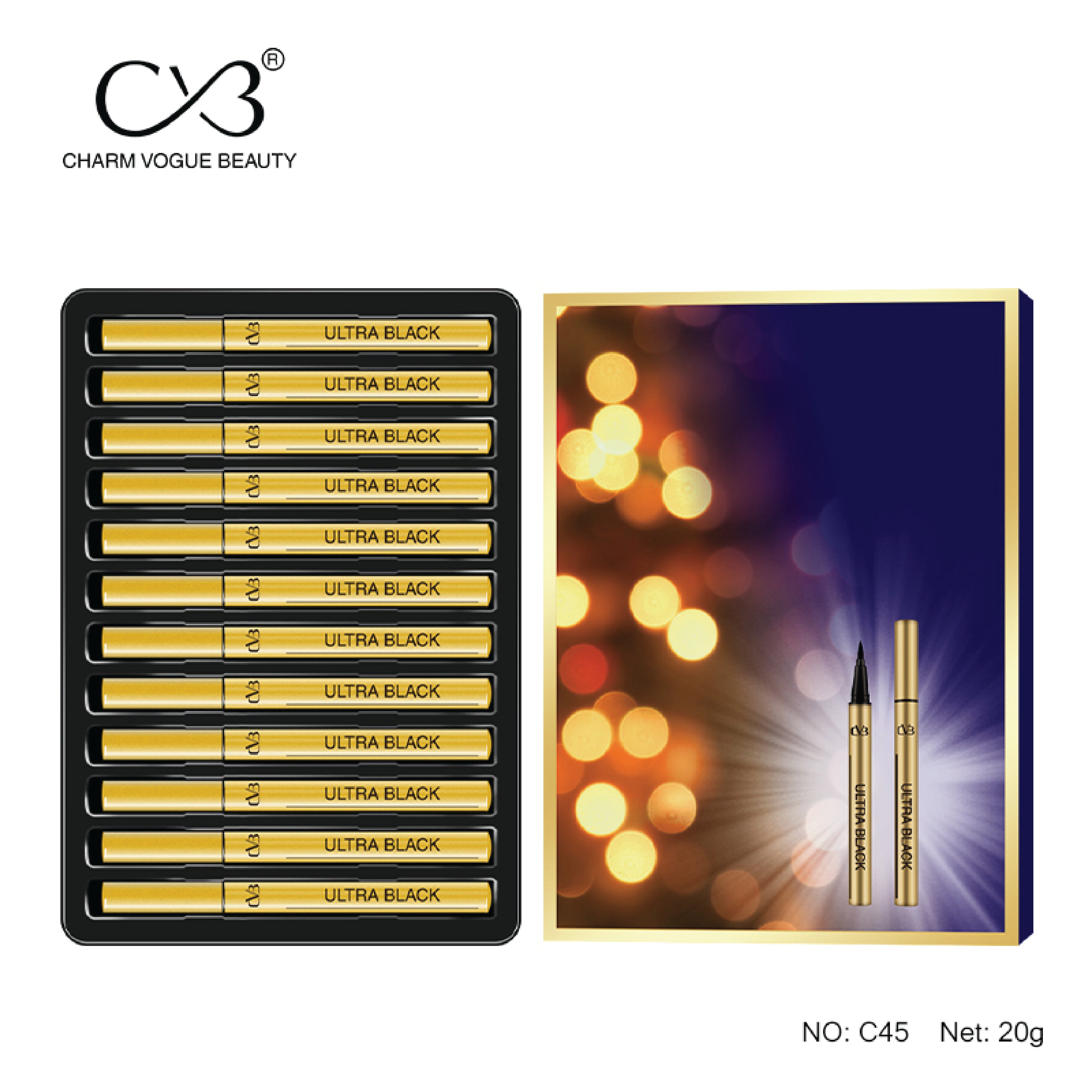 CVB Golden Pen Eyeliner Tray one pics