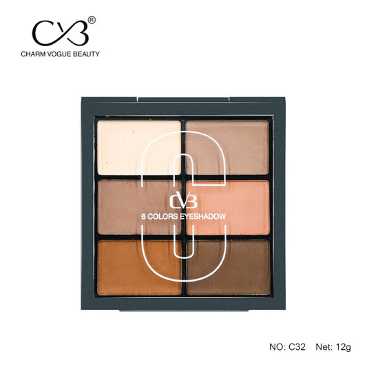 CVB 6 Colors Eye Shadow Kit