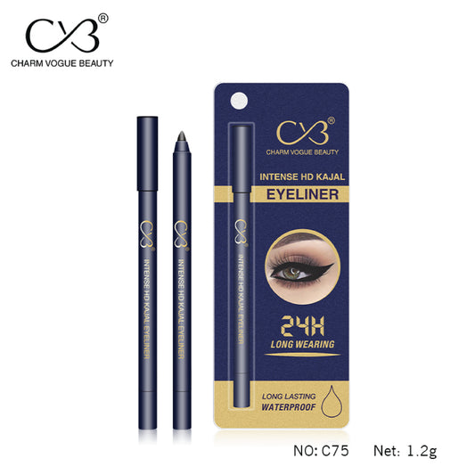 CVB HD White Kajal  Single Stroke Eyeliner Pencil