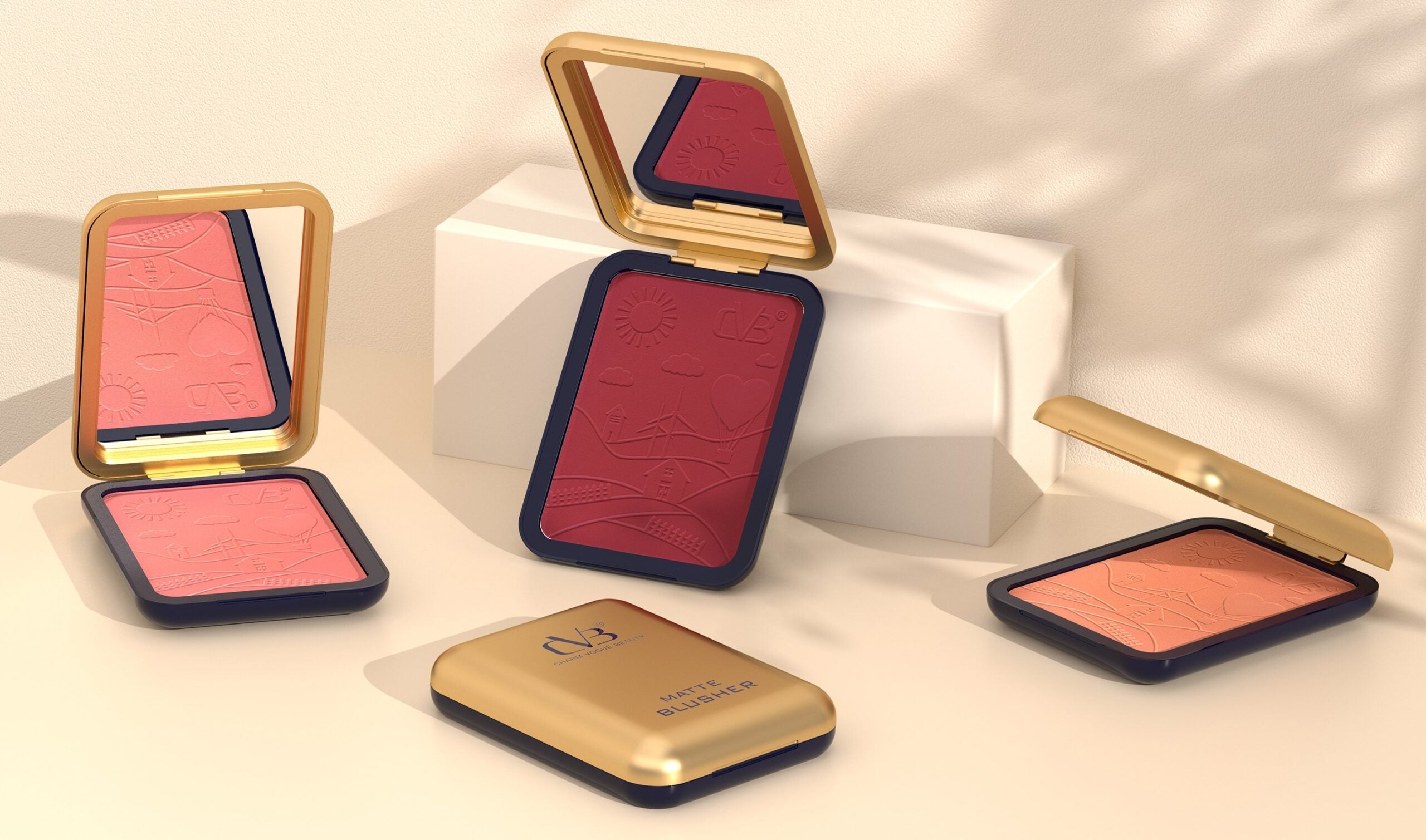 CVB Pure Rouge Lightweight Matte Blusher -C120