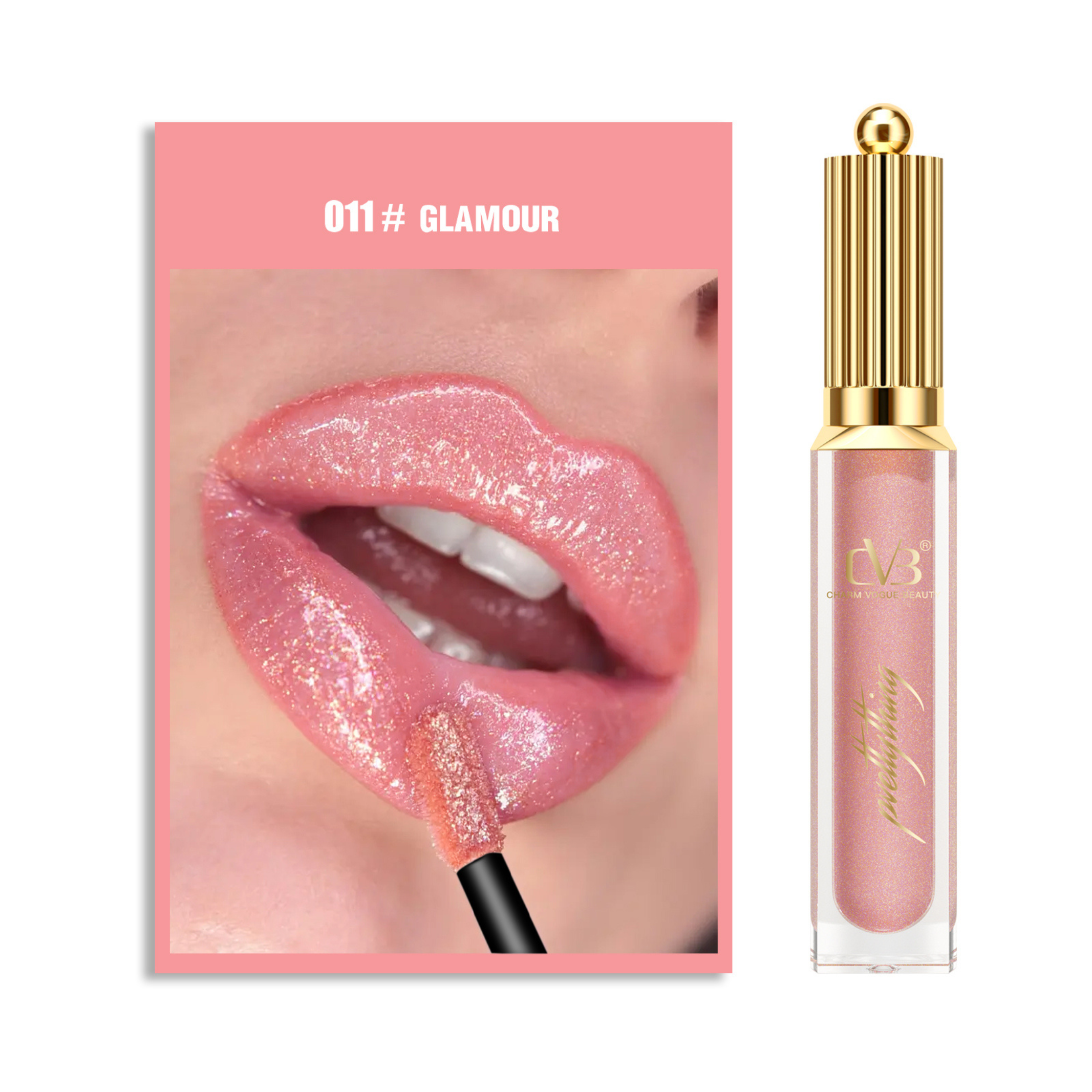 CVB SHIMMER BOMB LIPGLOSS WITH VITAMIN E SUPER SOFT PIGMENT C-158