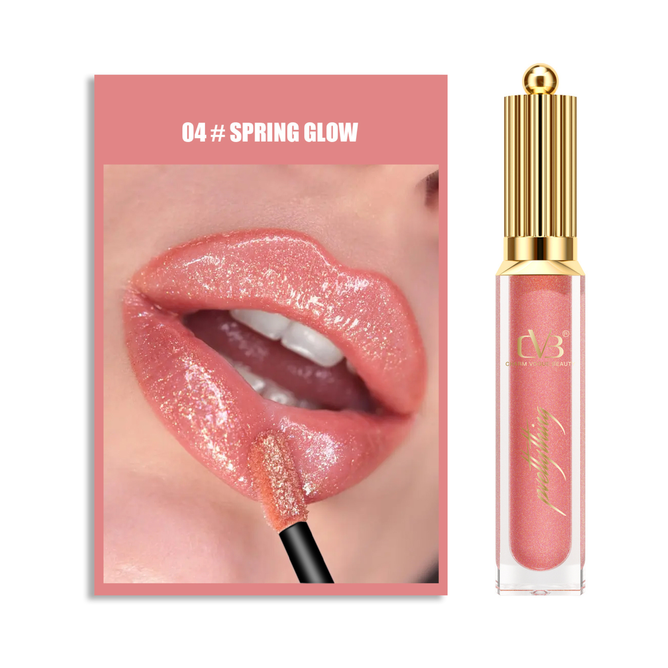CVB SHIMMER BOMB LIPGLOSS WITH VITAMIN E SUPER SOFT PIGMENT C-158
