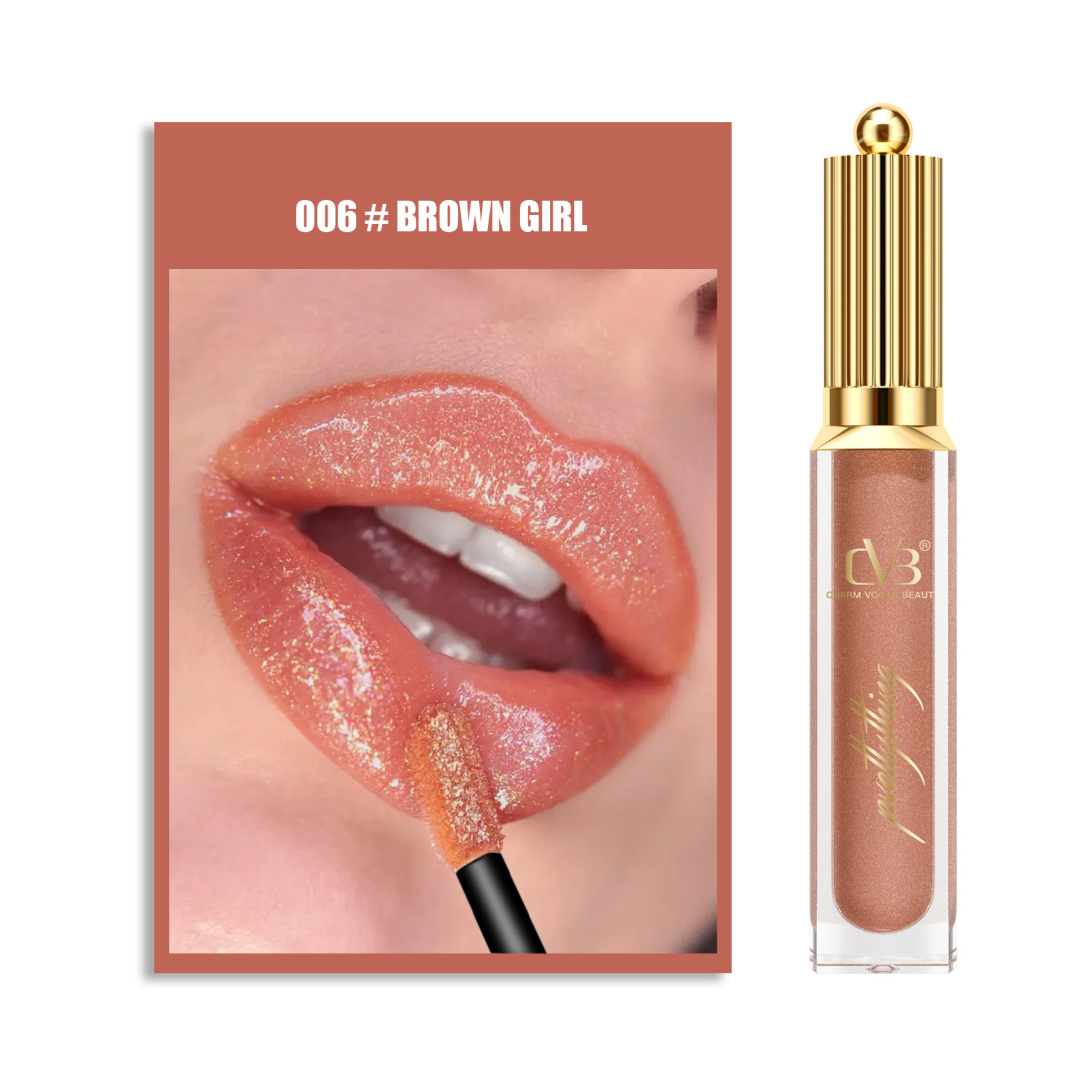 CVB SHIMMER BOMB LIPGLOSS WITH VITAMIN E SUPER SOFT PIGMENT C-158