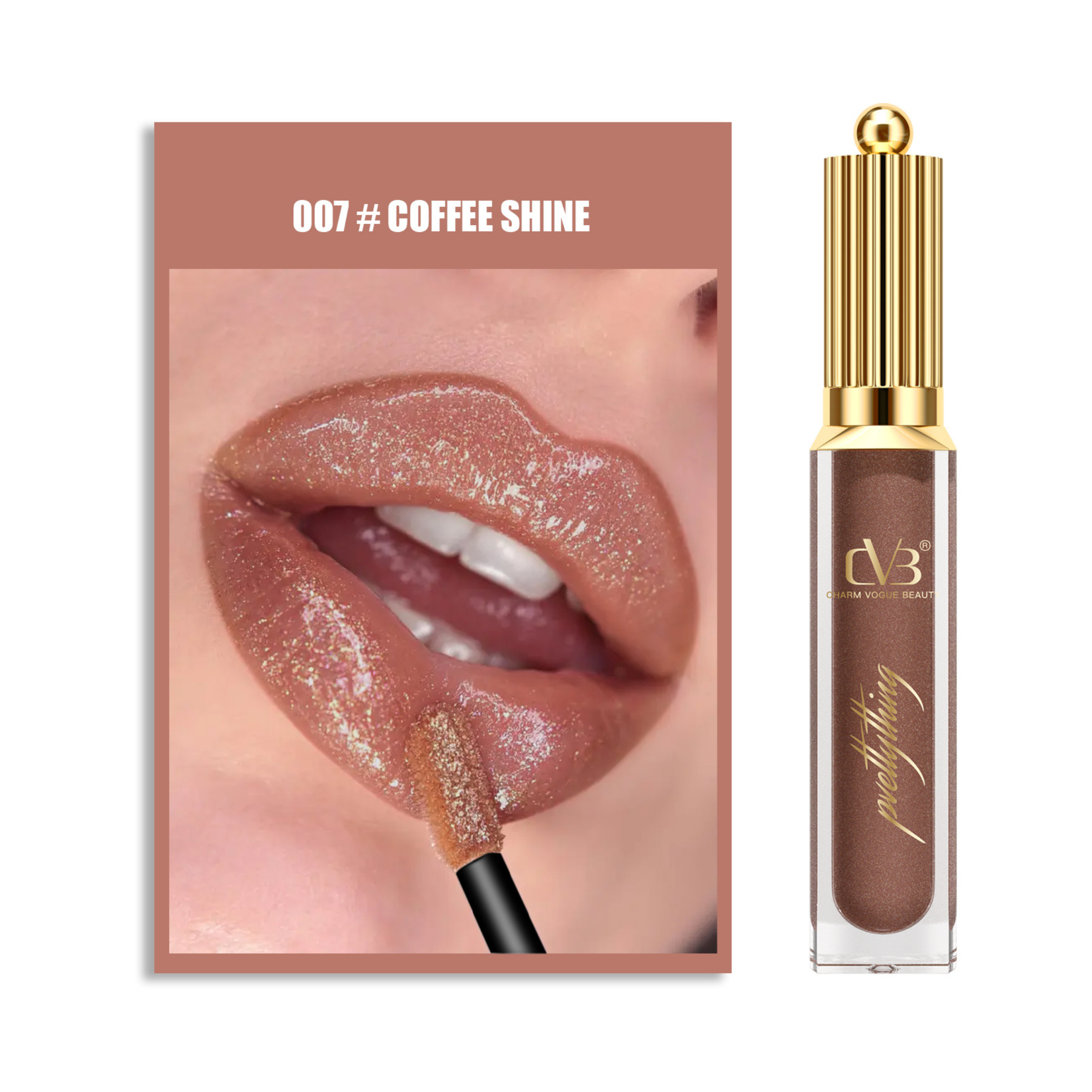 CVB SHIMMER BOMB LIPGLOSS WITH VITAMIN E SUPER SOFT PIGMENT C-158