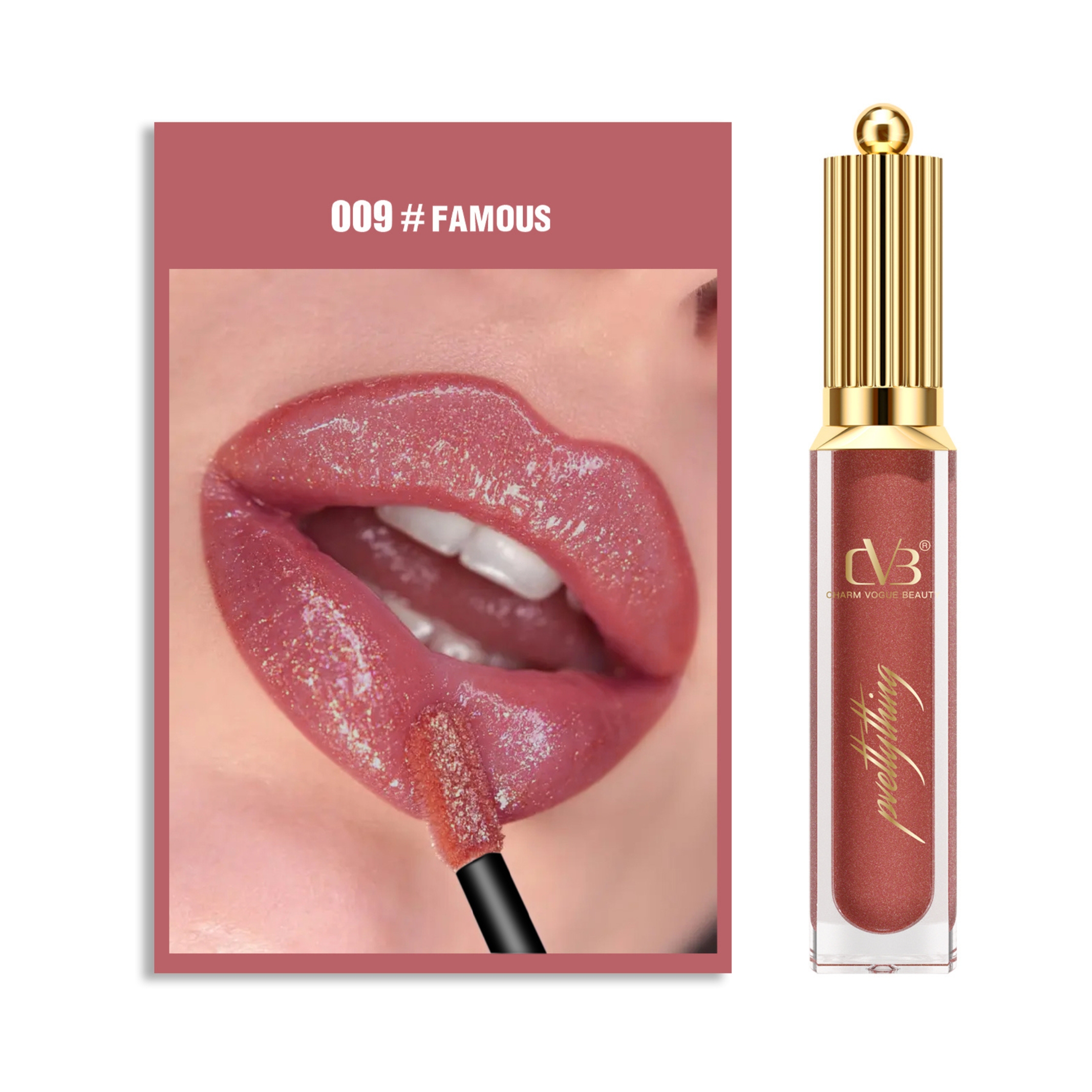 CVB SHIMMER BOMB LIPGLOSS WITH VITAMIN E SUPER SOFT PIGMENT C-158