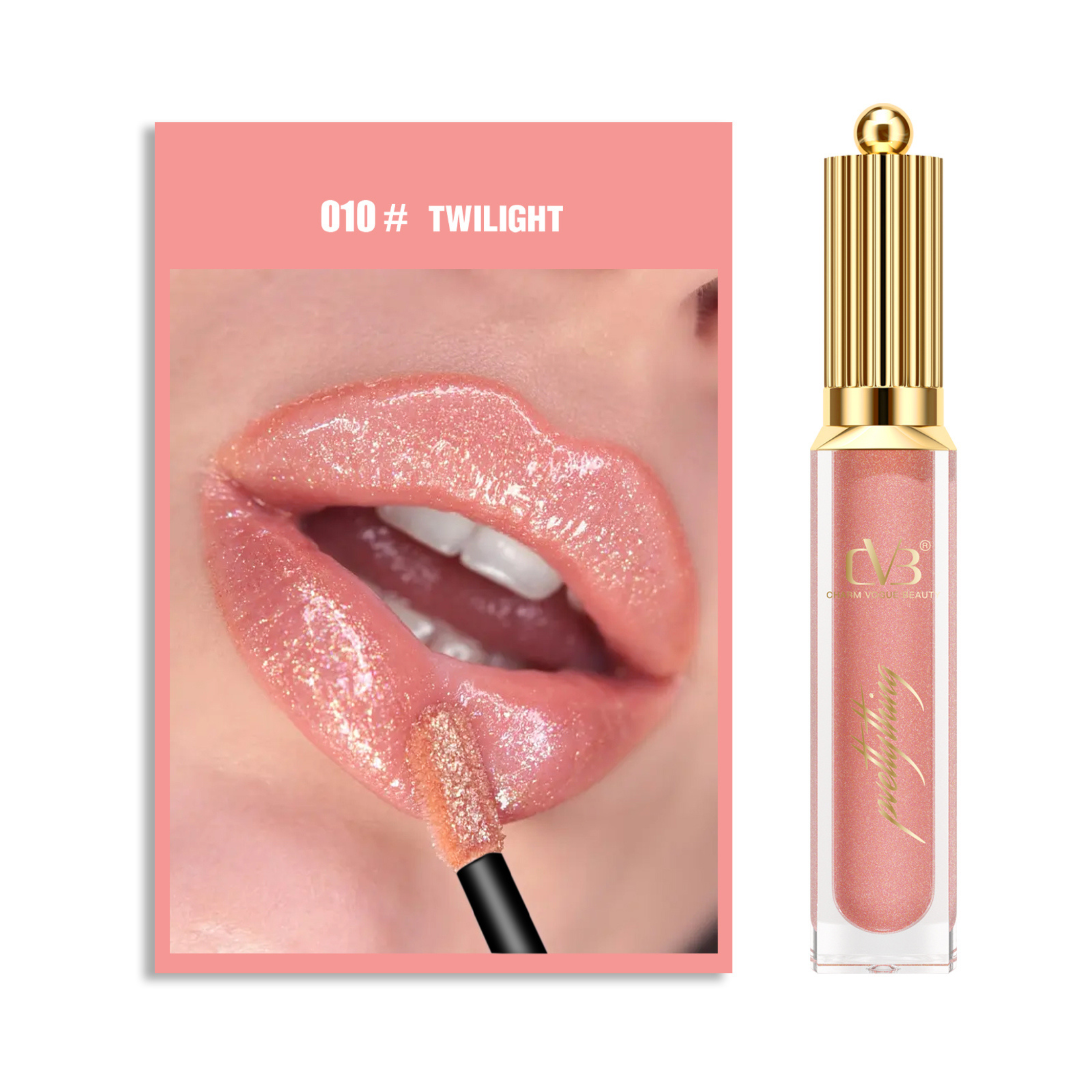 CVB SHIMMER BOMB LIPGLOSS WITH VITAMIN E SUPER SOFT PIGMENT C-158