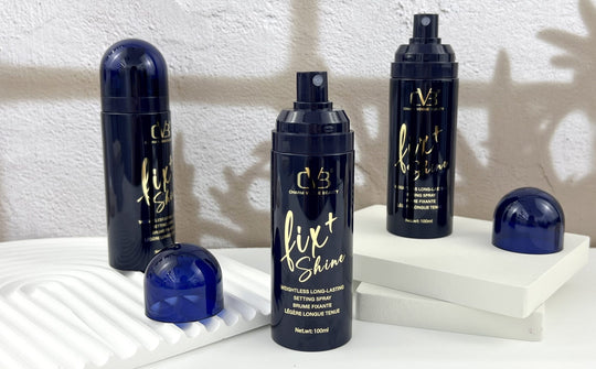 cvb fix shine setting spray