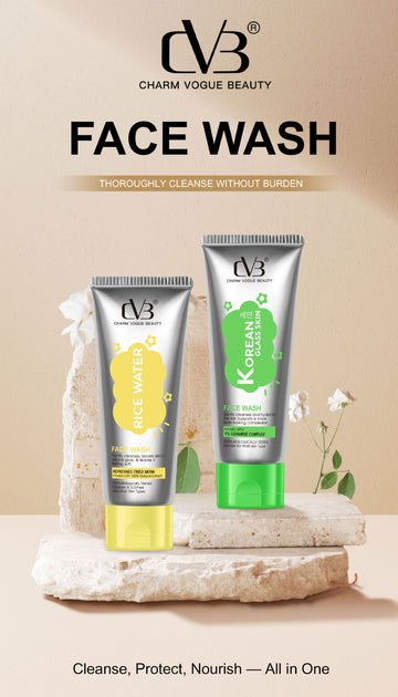 cvb korean glass skin face wash 