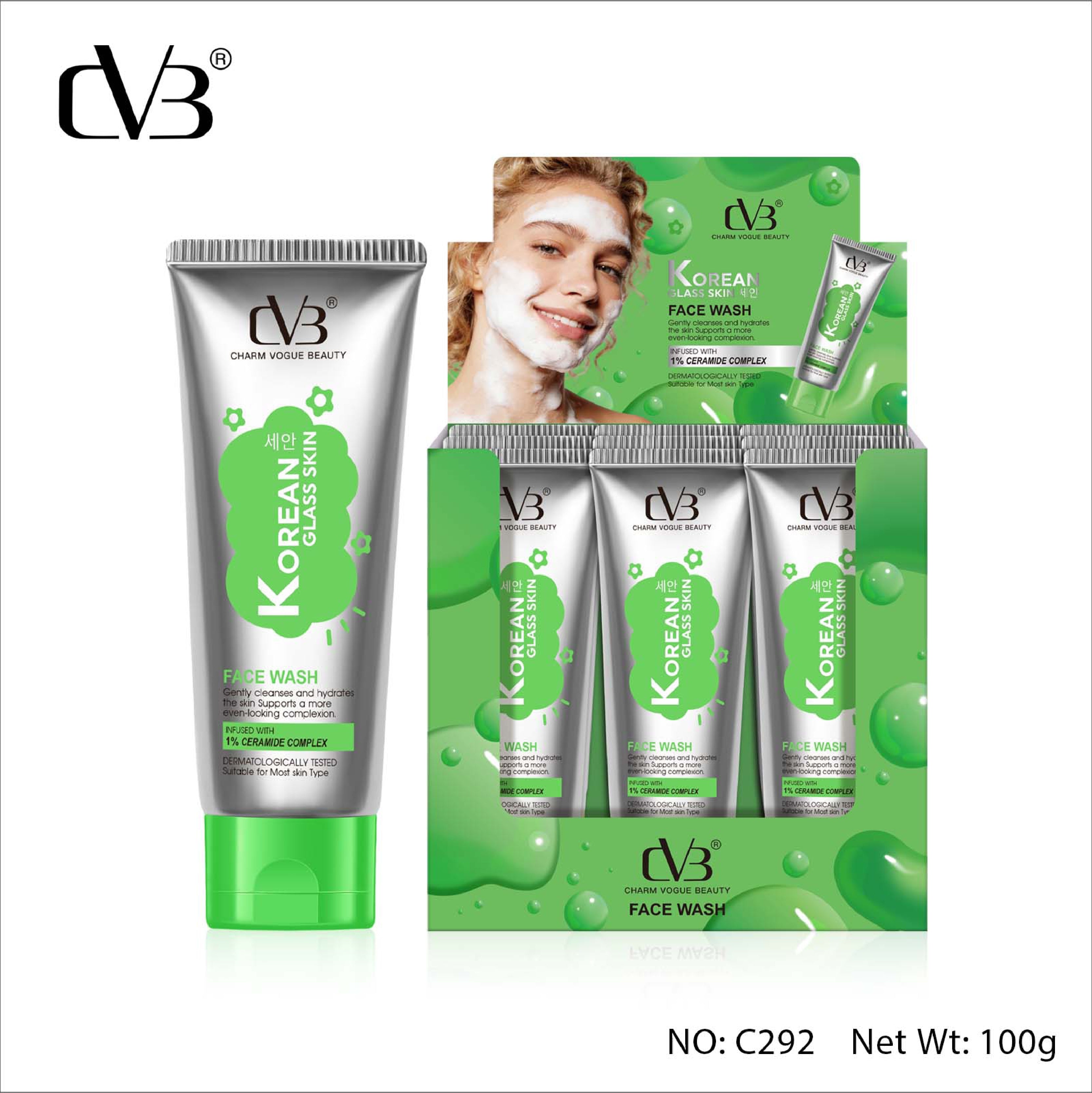 CVB Korean Glass Skin Face Wash