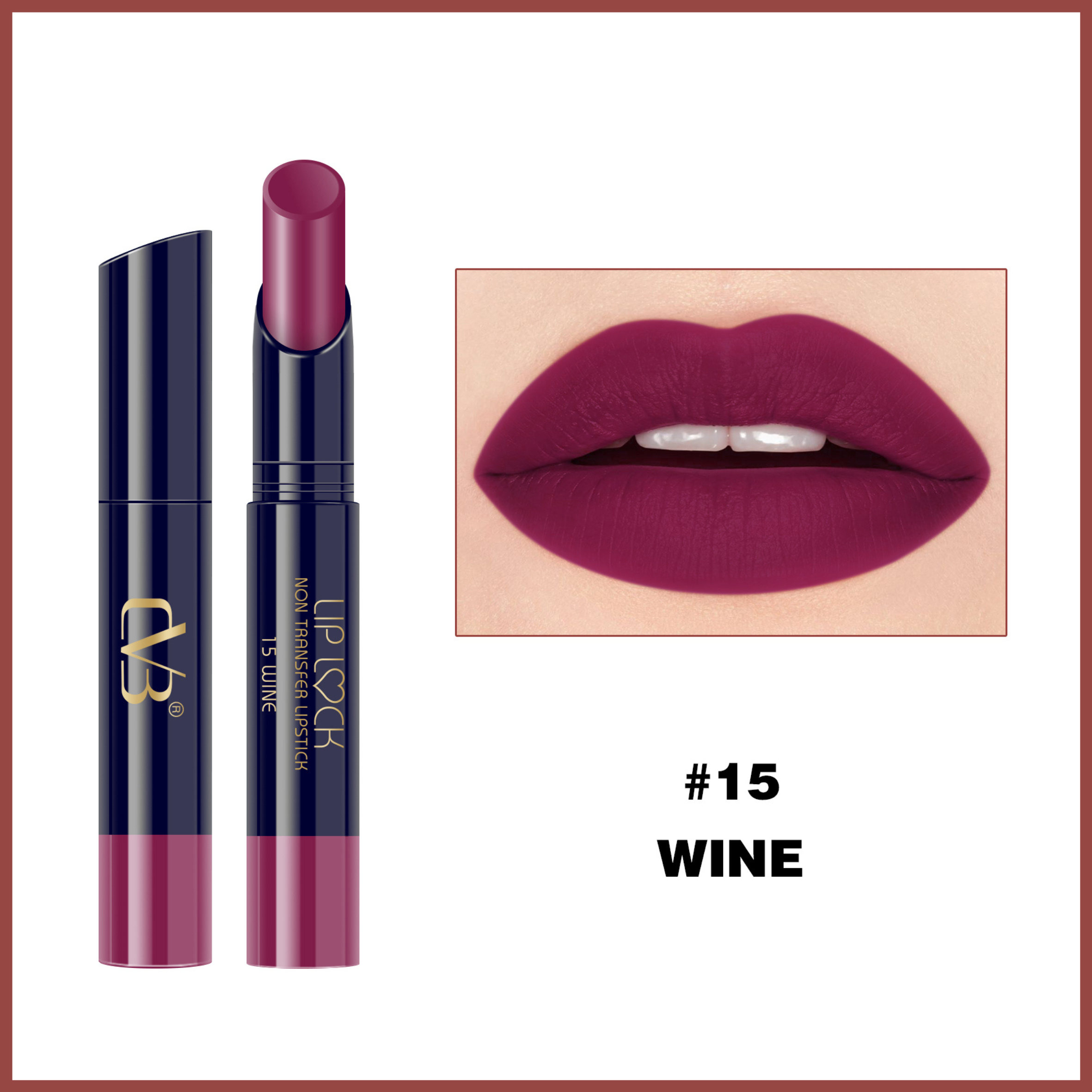 CVB Lip Lock No Transfer Lipstick C63