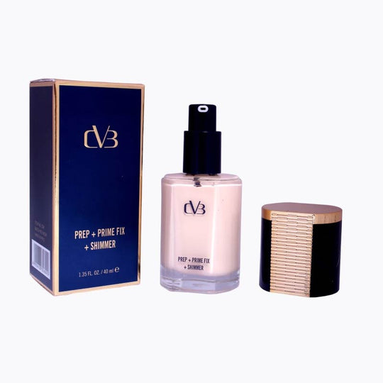 CVB Prep + Prime Fix + Shimmer Foundation