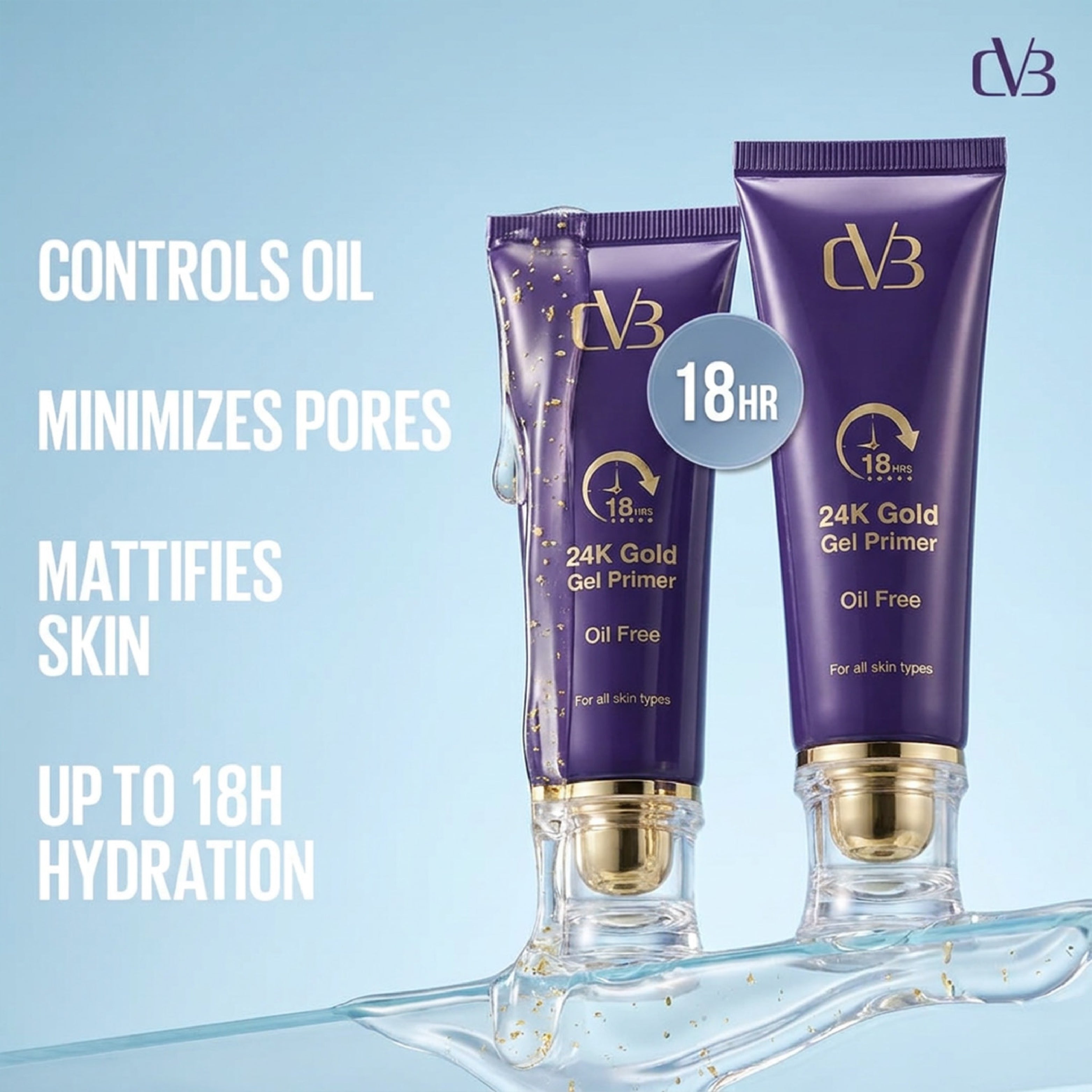 CVB  24K Gold Gel Primer Oil Free