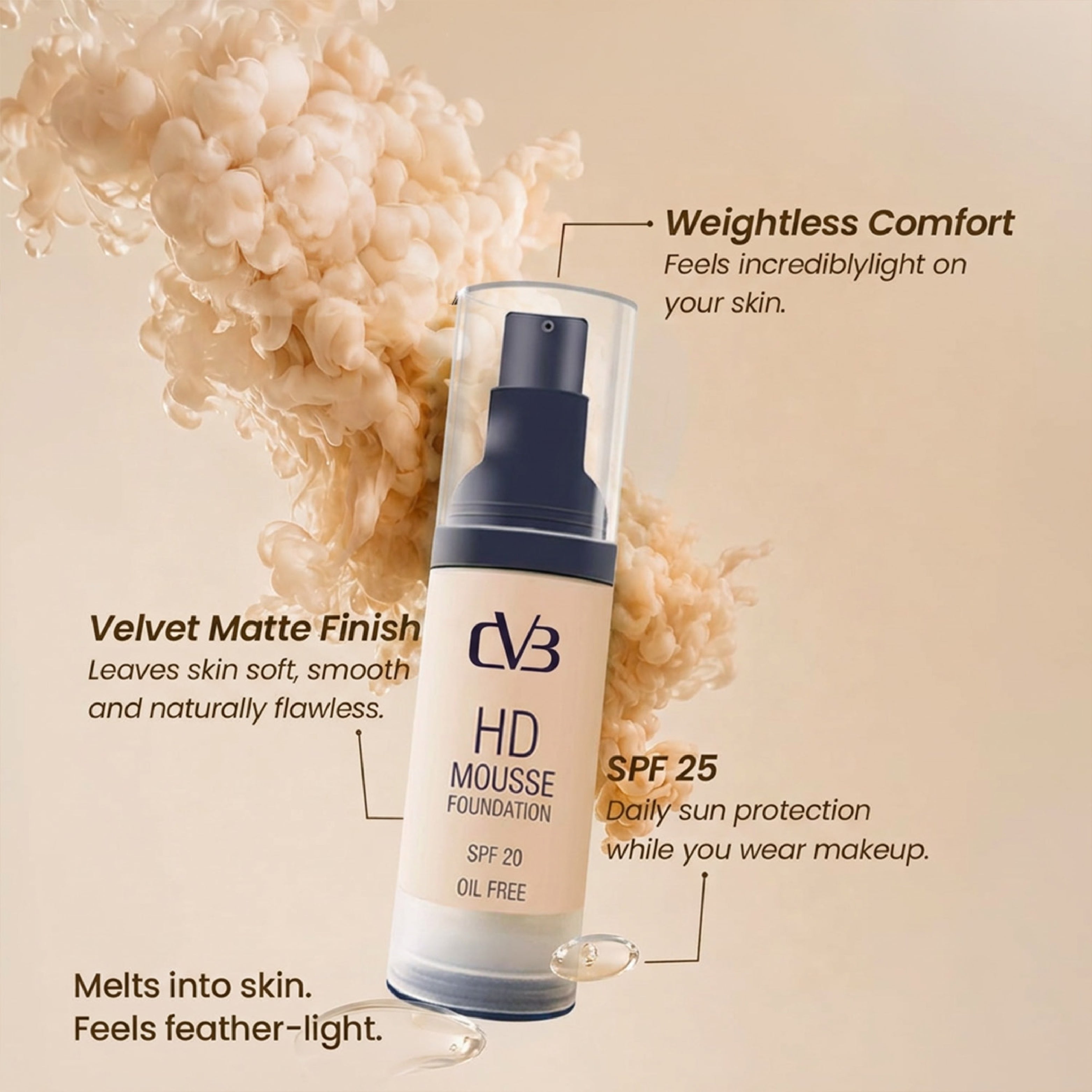 CVB  HD Mousse Foundation