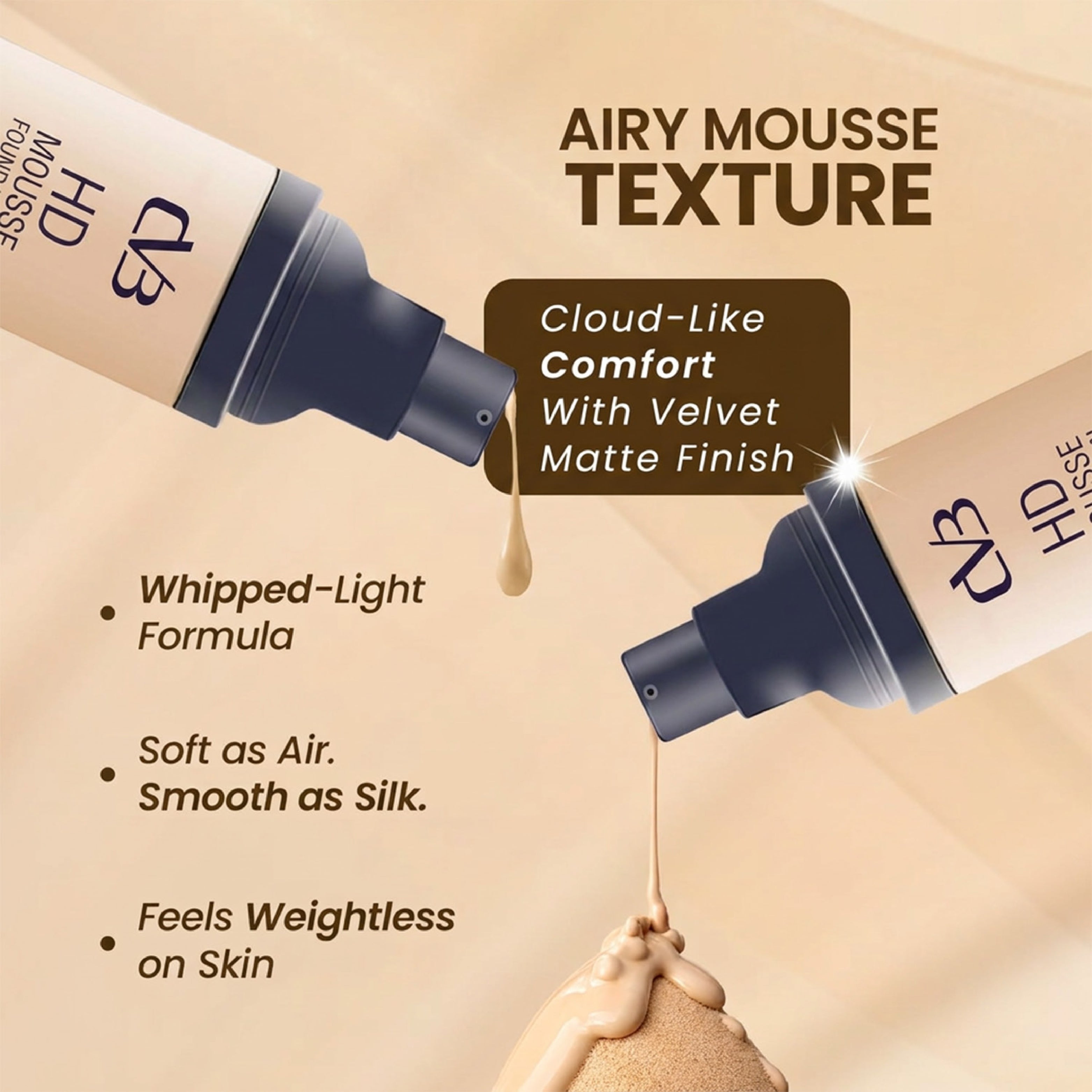 CVB  HD Mousse Foundation