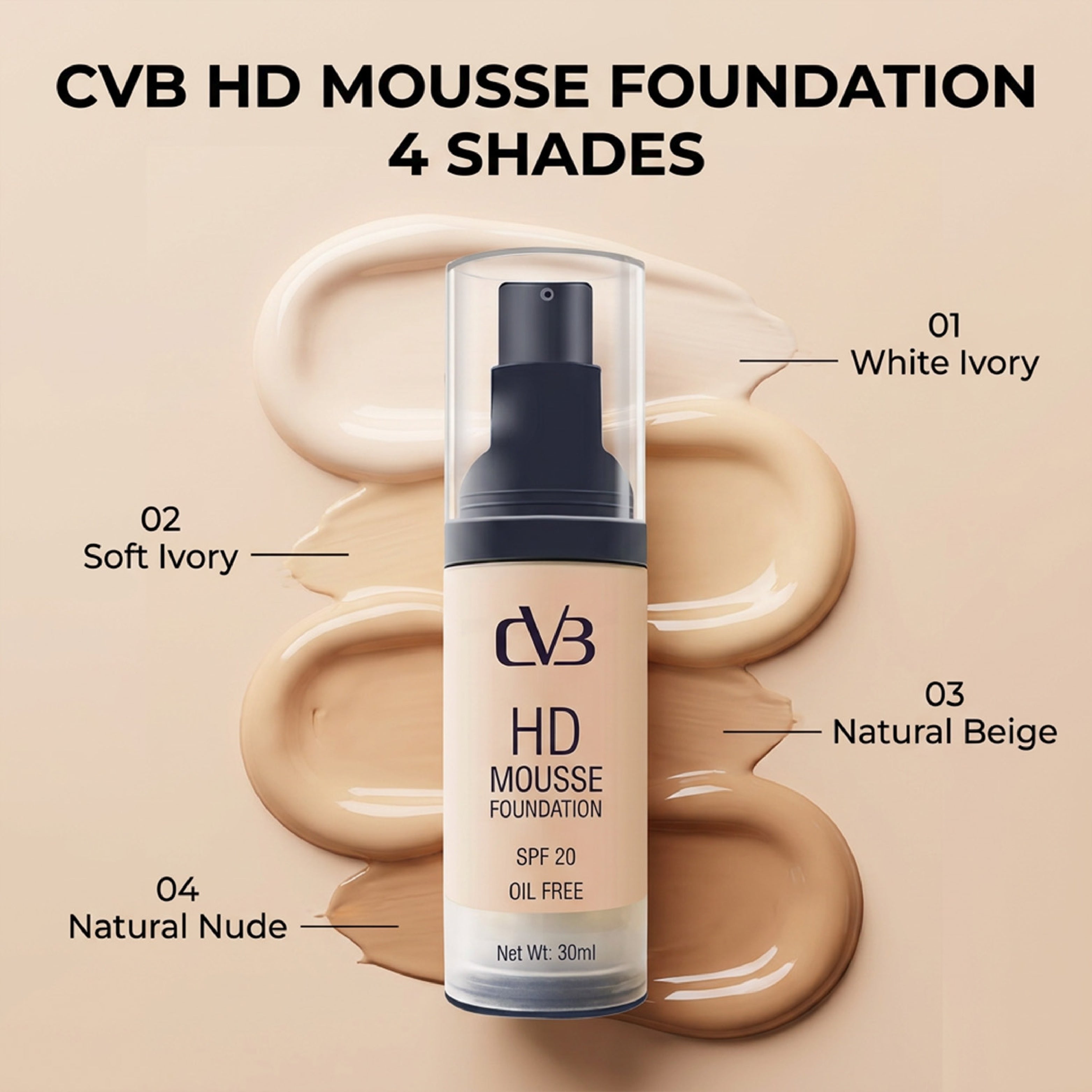 CVB  HD Mousse Foundation
