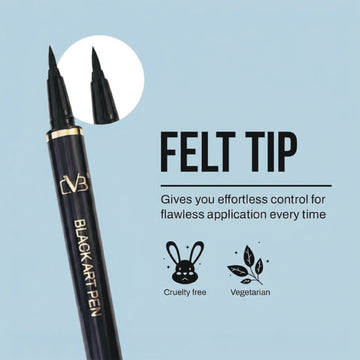 CVB  Black Art Liquid Pen Eyeliner