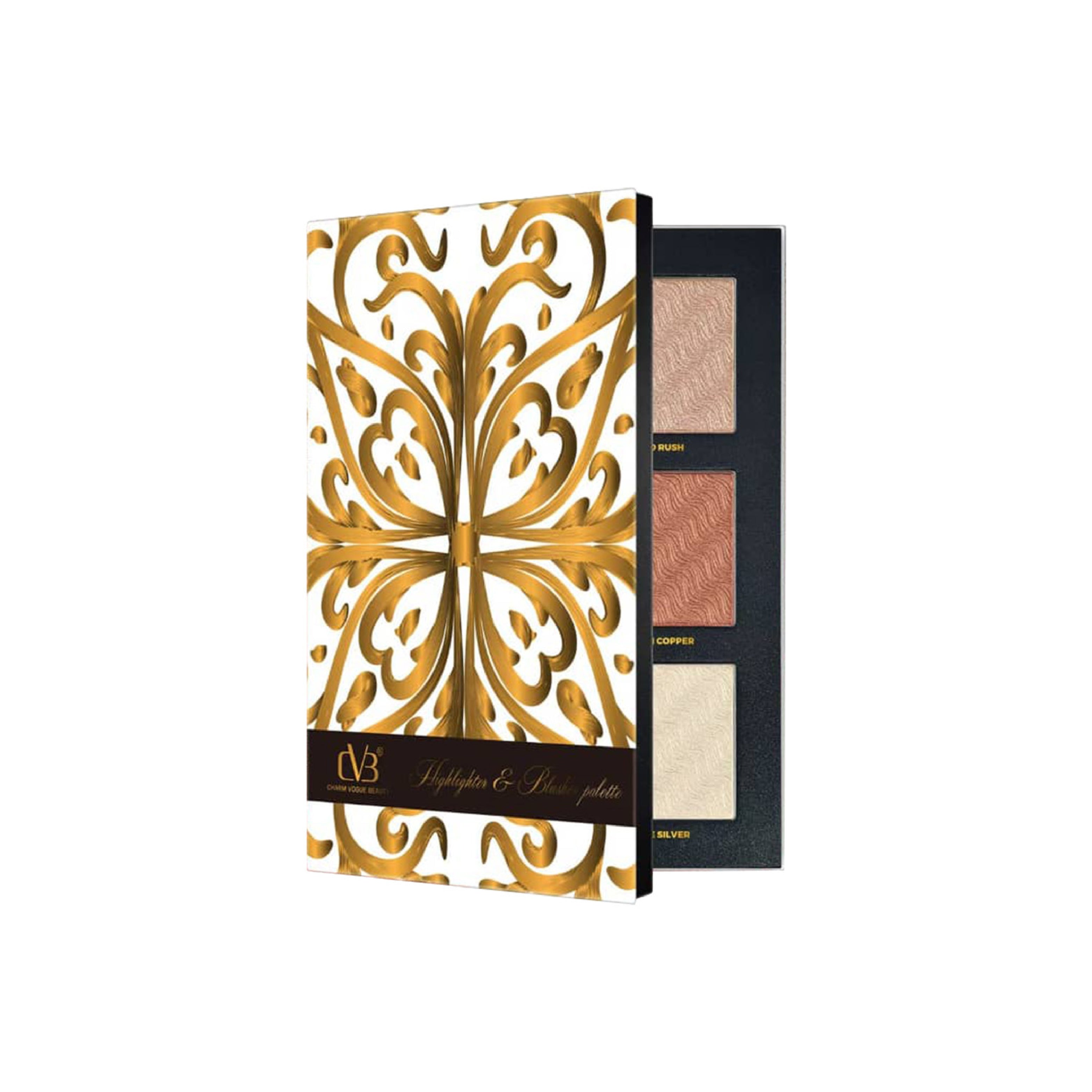 Cvb Highlighter & Blusher palette  Lightweight - Soft Textured - Showstopper C225