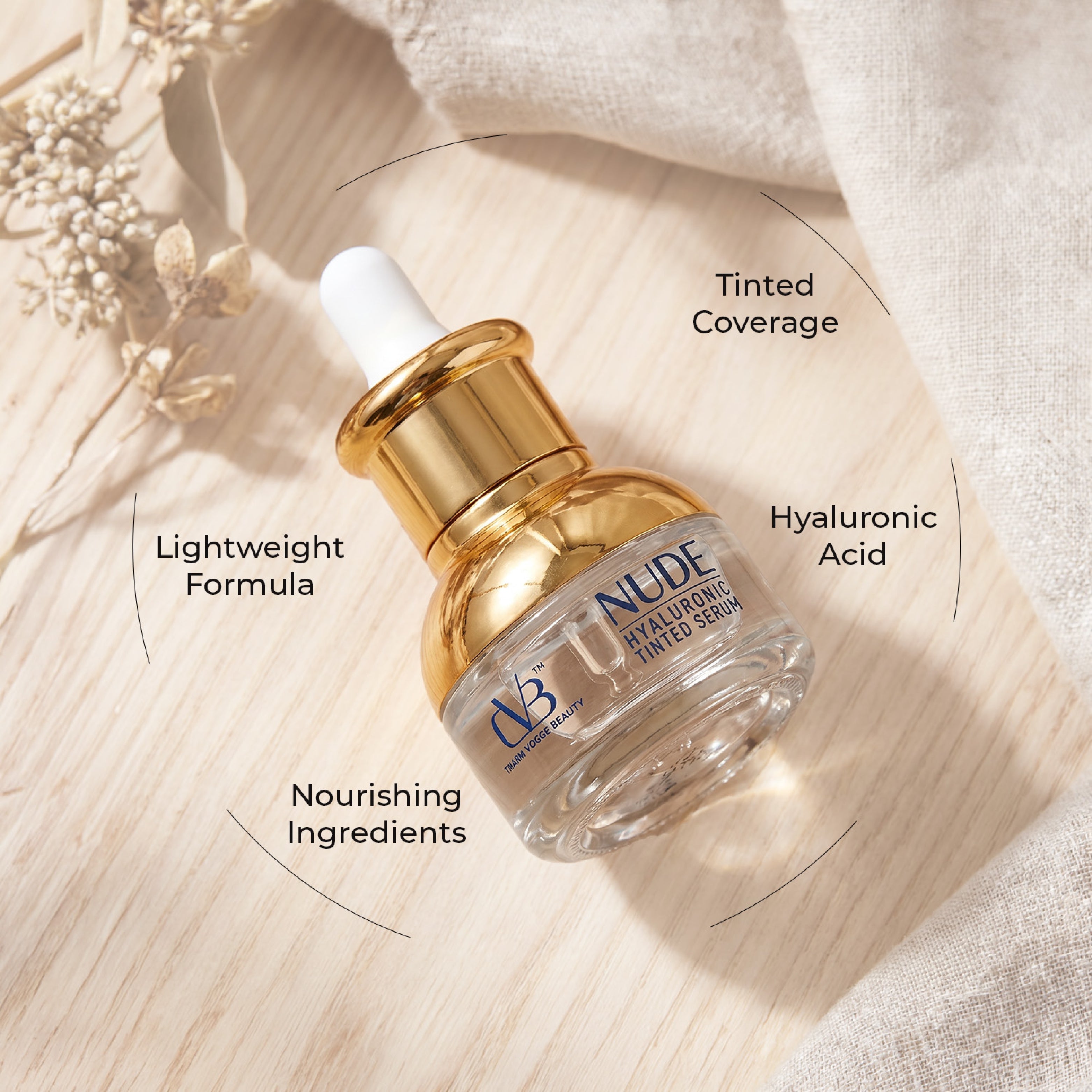 CVB Nude hyaluronic Tinted Serum
