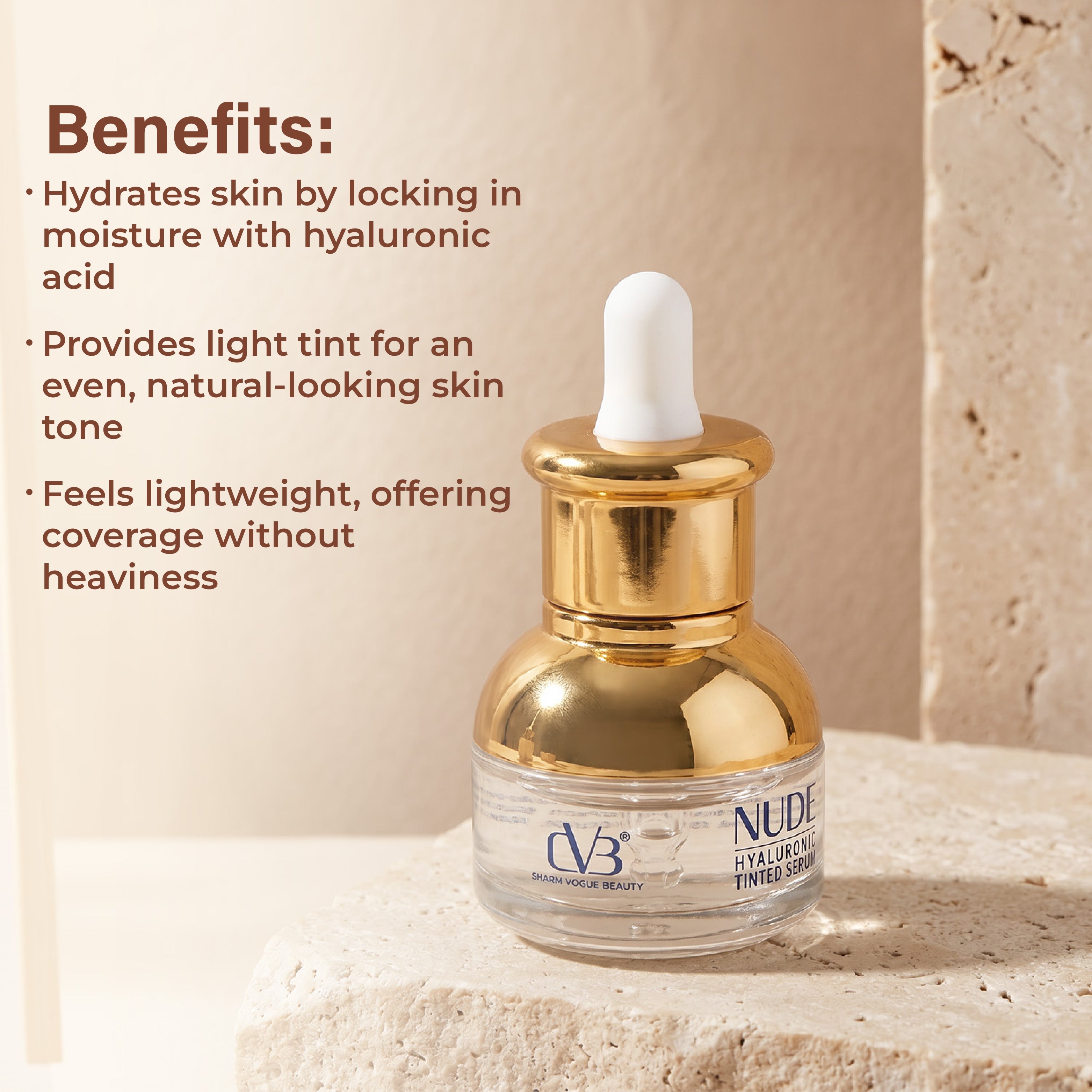 CVB Nude hyaluronic Tinted Serum