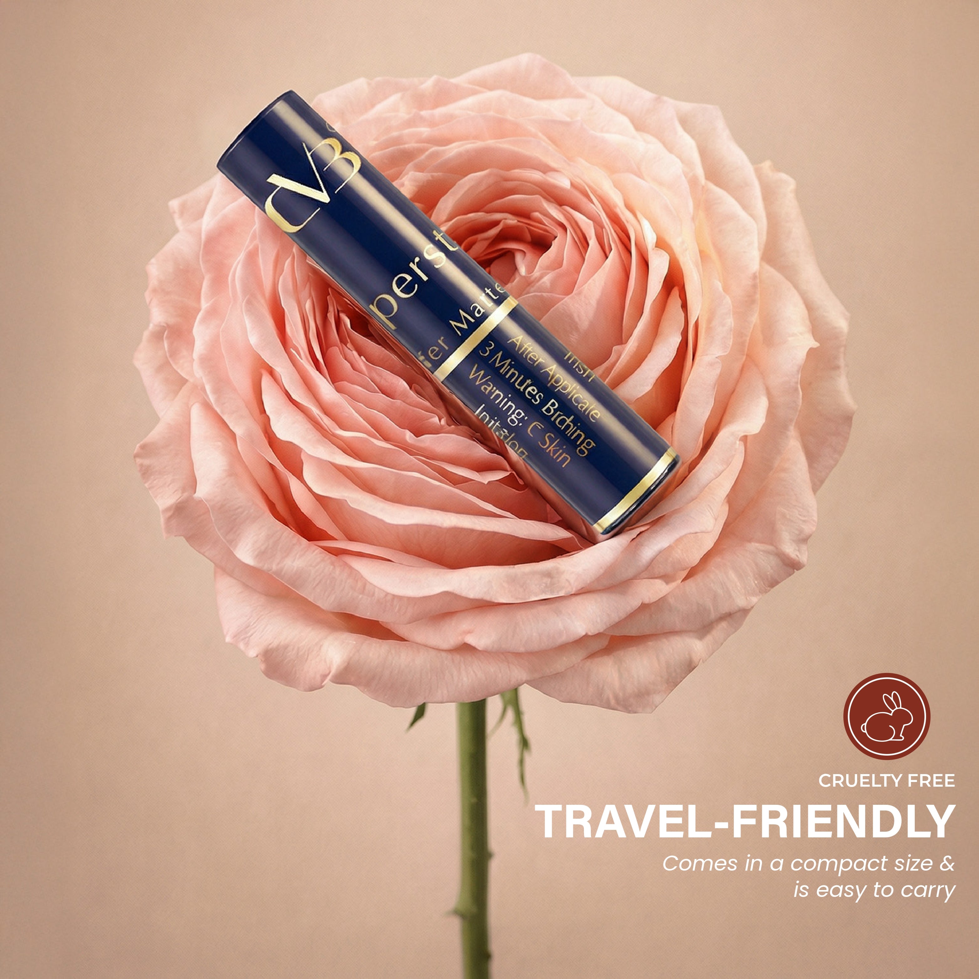 CVB LM-206 SuperStay No Transfer Matte Lipstick, Waterproof and Full-Pigmented, Transfer-Proof Smudge-Proof Lip Colour