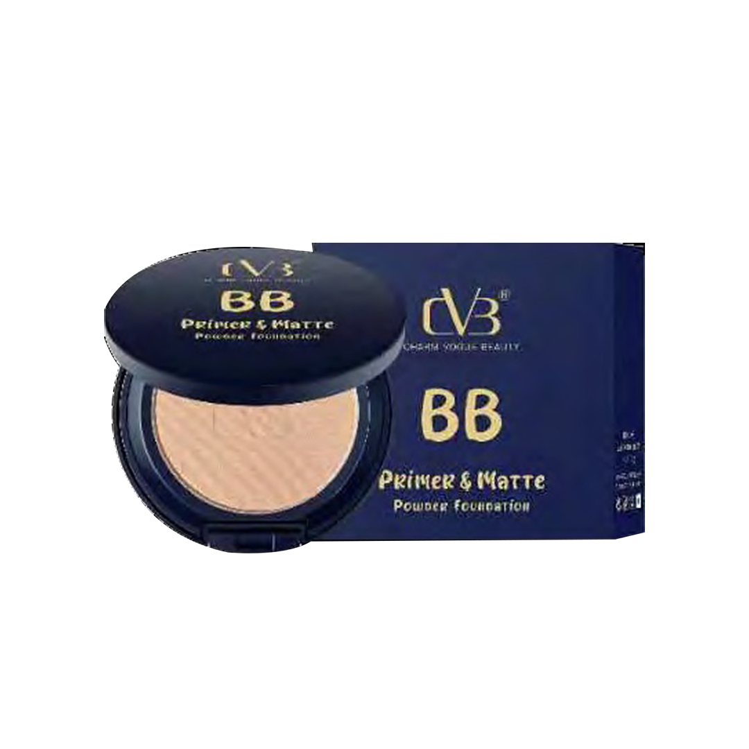 CVB B.B  PRIMER & MATTE POWDER FOUNDATION Compact Single
