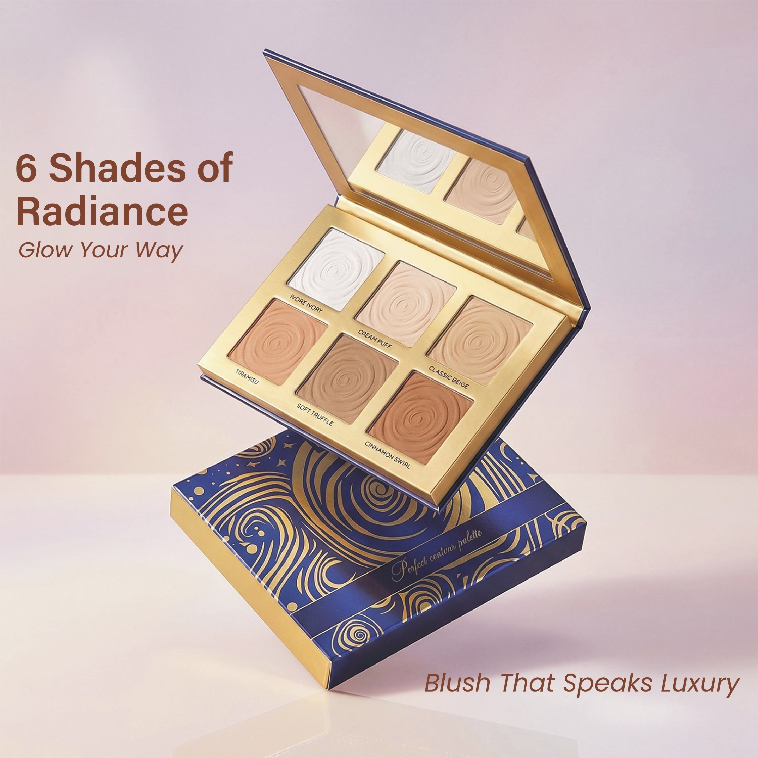 Cvb Perfect Contour Palette  Velvet Smooth Formula , Easy To blend & Build Defining & Sculpting Impact Long Lasting C218