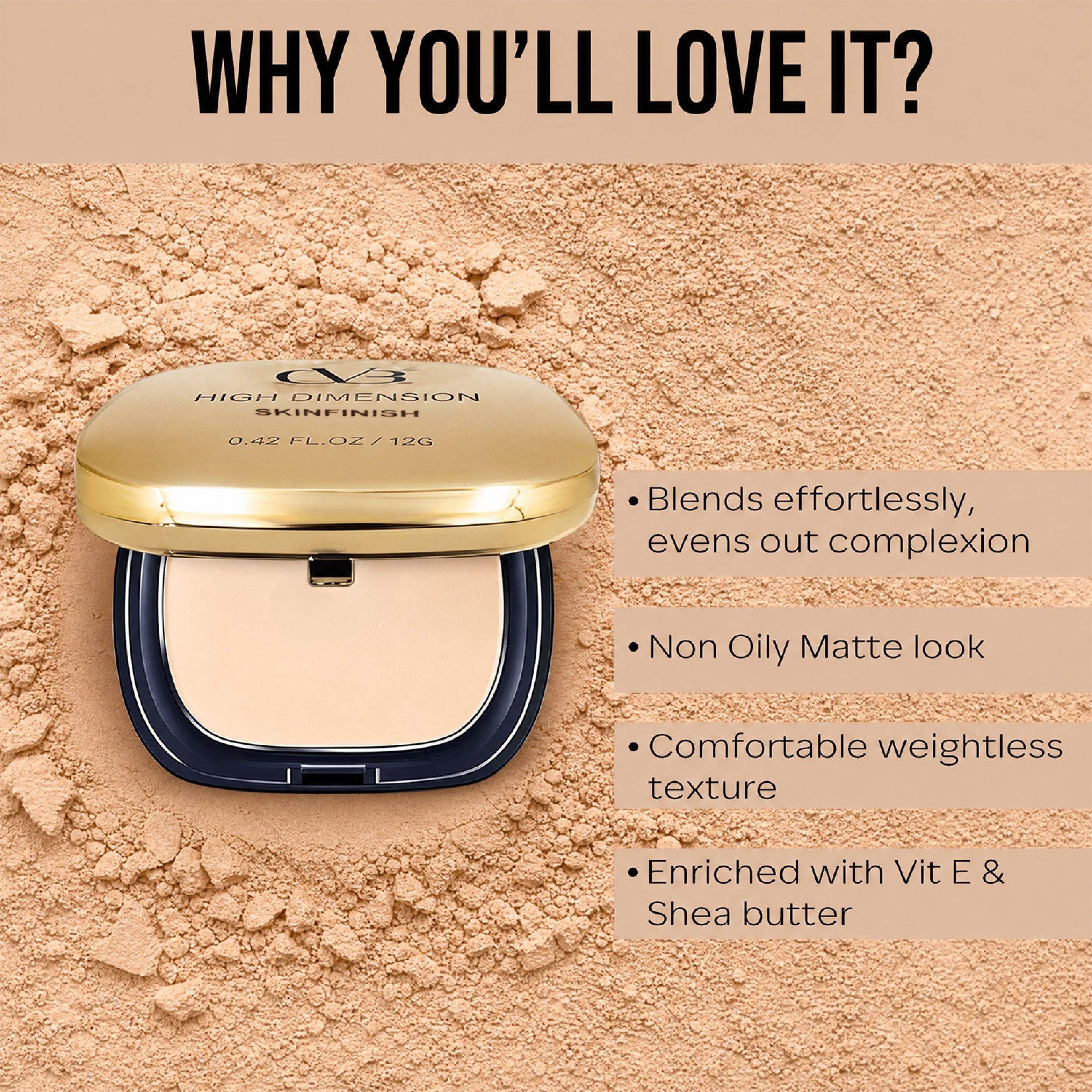CVB High Dimension  COMPACT POWDER